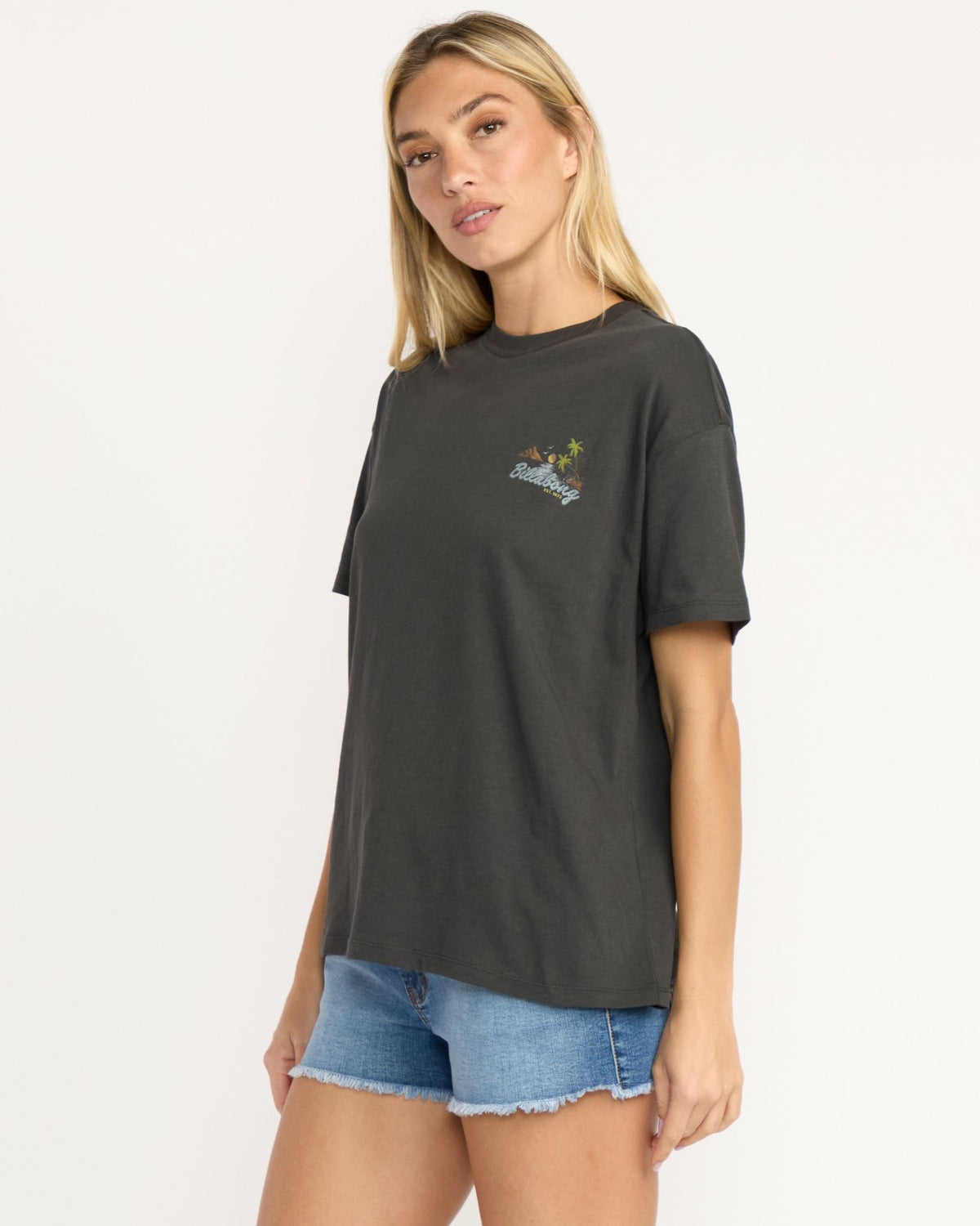 What A Vibe Tee - Off Black | Billabong