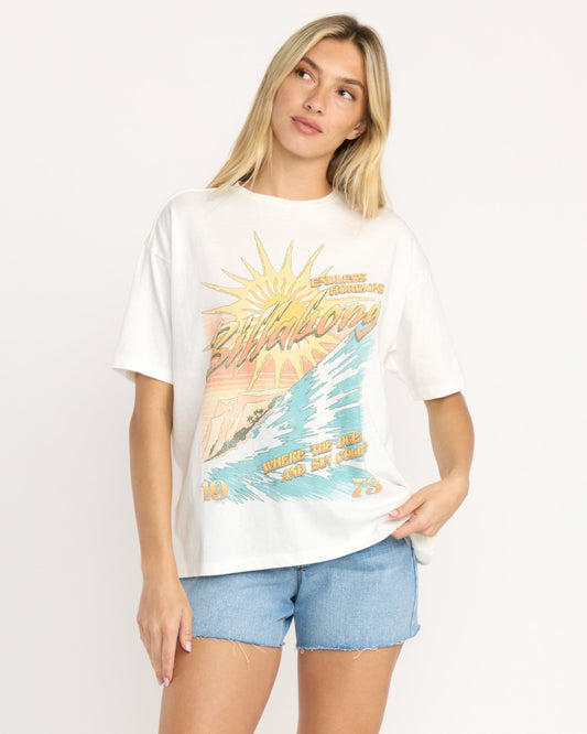 Where Suns Collide T-Shirt - Salt Crystal | Billabong