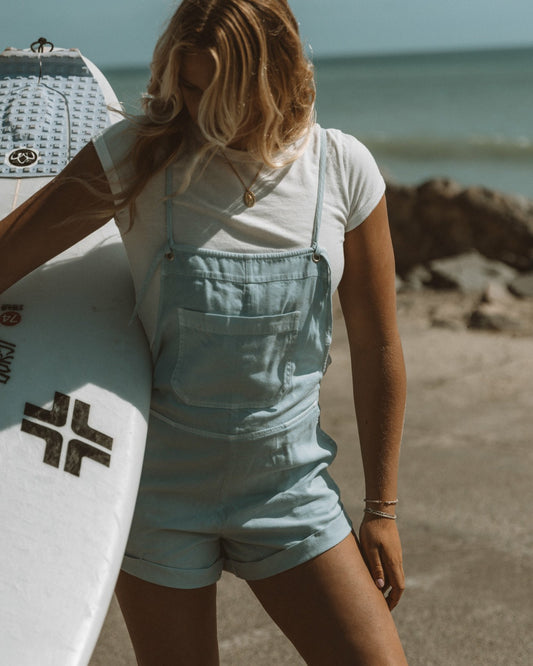 Wild Pursuit Romper - Washed Chambray | Billabong