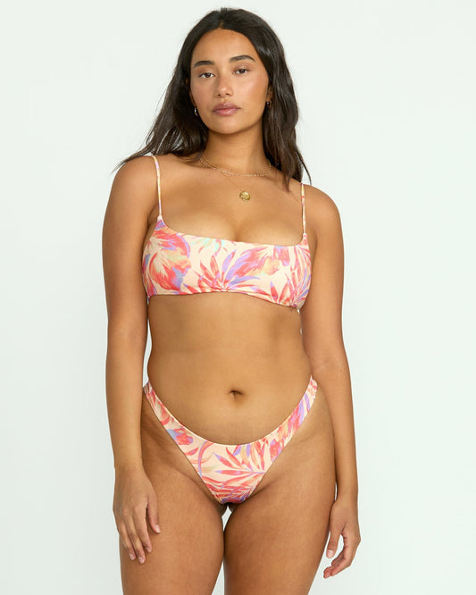 Tropic Wave Reversible Jaclyn Crop Bikini Top - Multi | Billabong