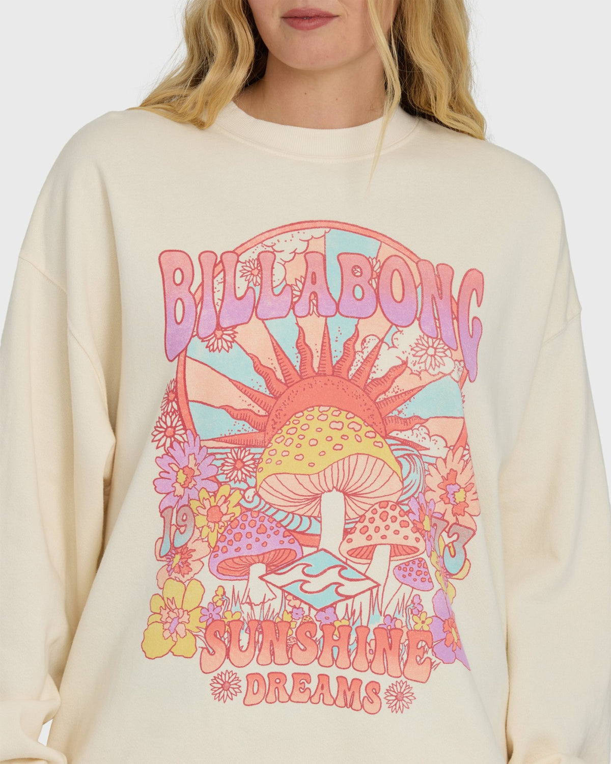 Ride In Crewneck Sweatshirt - Whitecap | Billabong