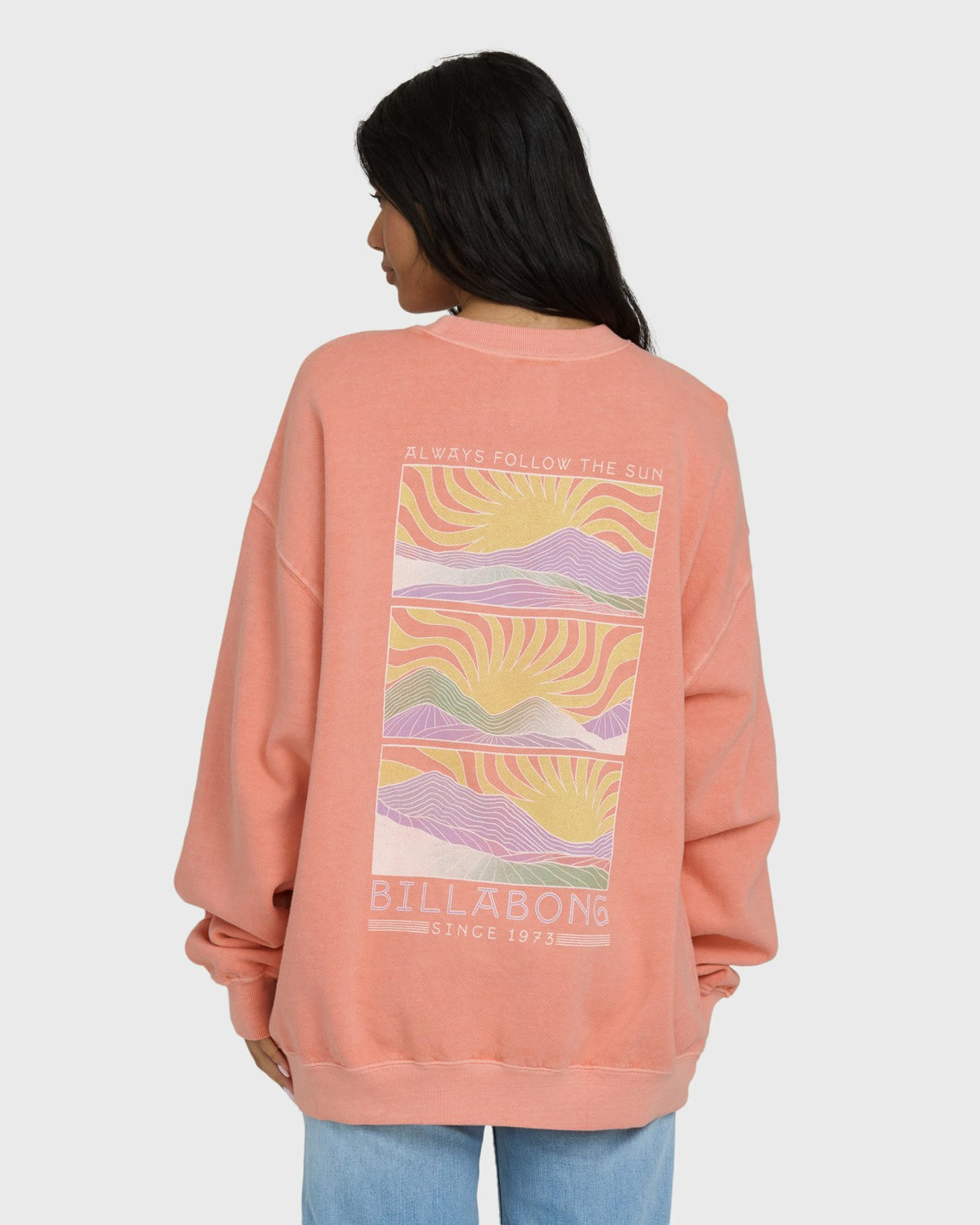 Ride In Crewneck Sweatshirt - Peach Out | Billabong