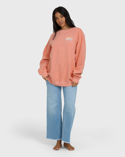 Ride In Crewneck Sweatshirt - Peach Out | Billabong