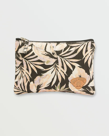 Lil Snitch Pouch - Black Floral | Billabong