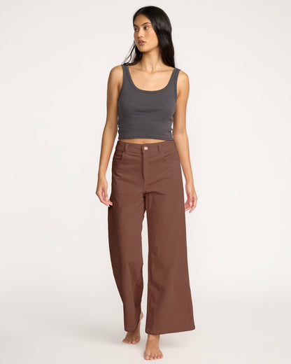 Free Fall High-Waist Cord Pants - Espresso | Billabong