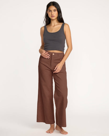 Free Fall High-Waist Cord Pants - Espresso | Billabong