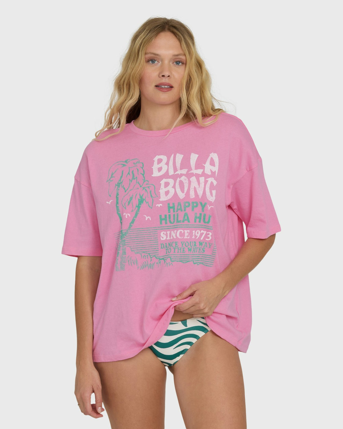 Dance Your Way Short Sleeve T-Shirt - Paradise Pink | Billabong