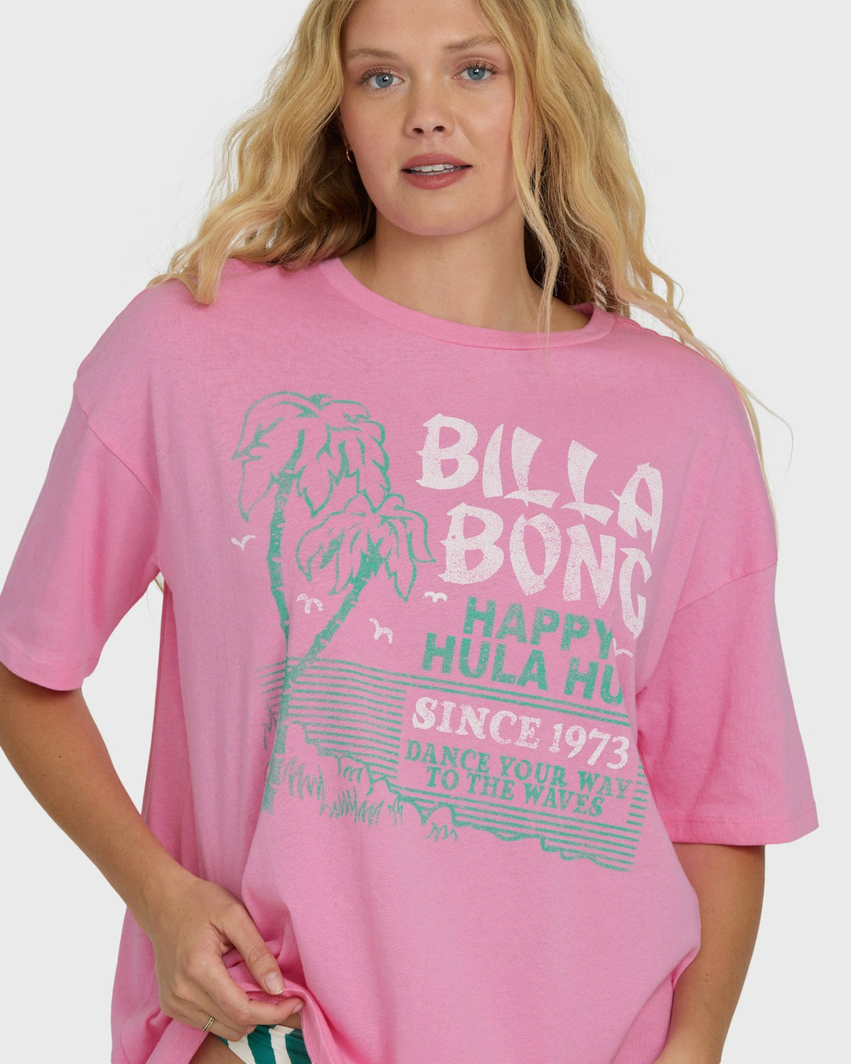 Dance Your Way Short Sleeve T-Shirt - Paradise Pink | Billabong