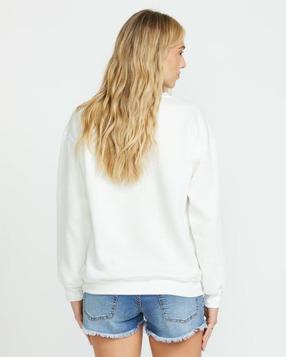 Balanced Out Crew Sweatshirt - Salt Crystal | Billabong