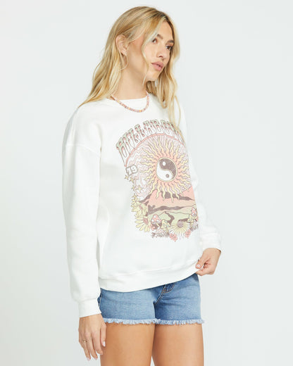 Balanced Out Crew Sweatshirt - Salt Crystal | Billabong